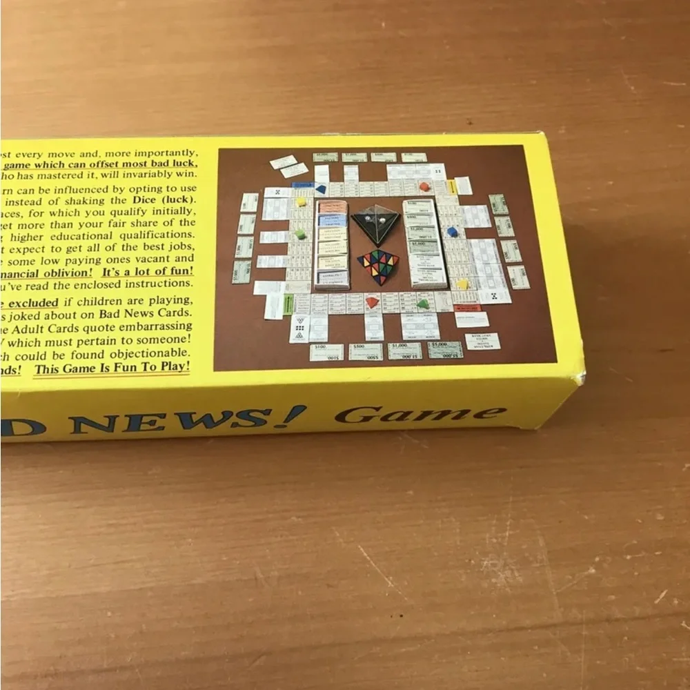 The Good News! Bad News! Board Game - NEW.